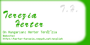 terezia herter business card